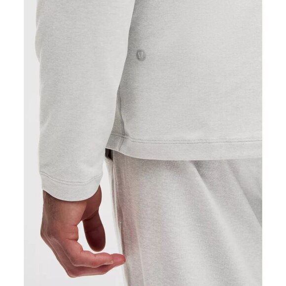 Soft Jersey Half Zip - Heathered Vapor/Heathered Silver Drop - Picture 4 of 4